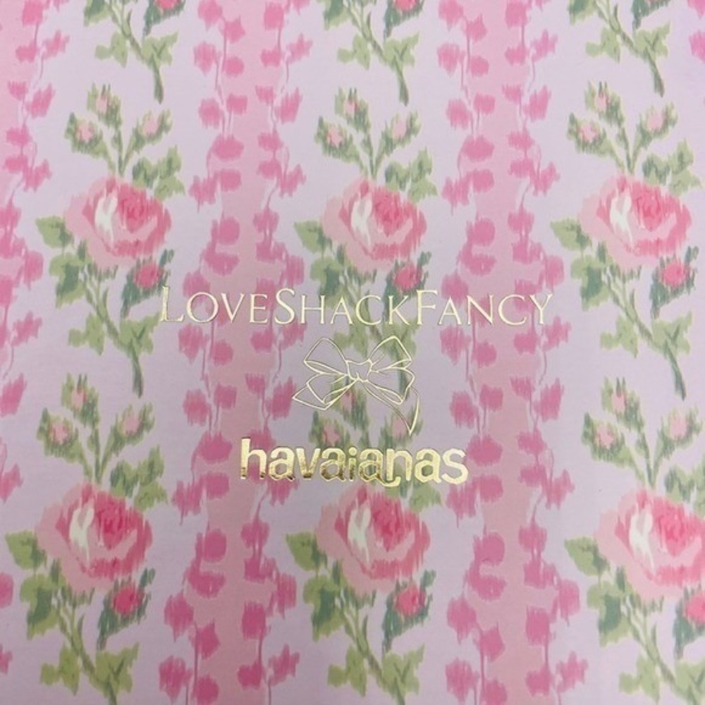 LAST PAIR! W's 7/8 LoveShackFancy x Havaianas flip flops / sandals | LSFP0005
